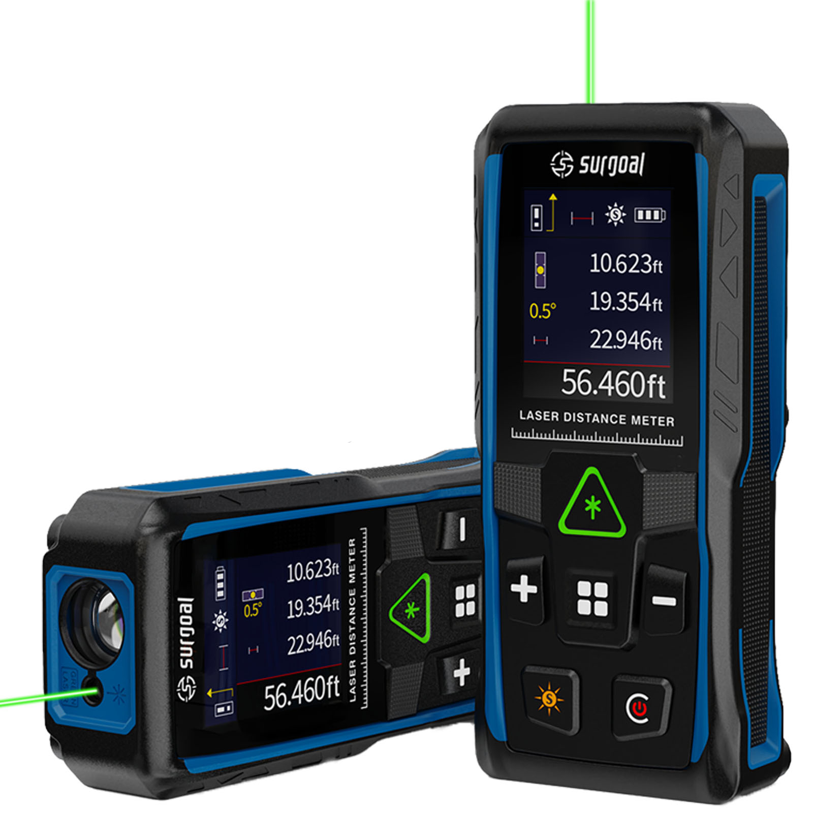 Laser Distance Meter 100M - Telêmetros laser verde 100m multifuncionais com