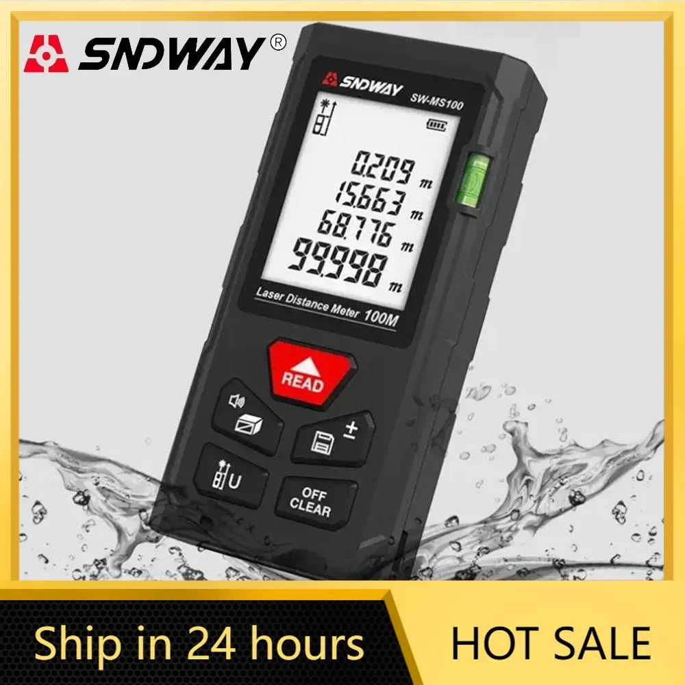 Laser Distance Meter 100M - Medidor de Distância a Laser Profissional