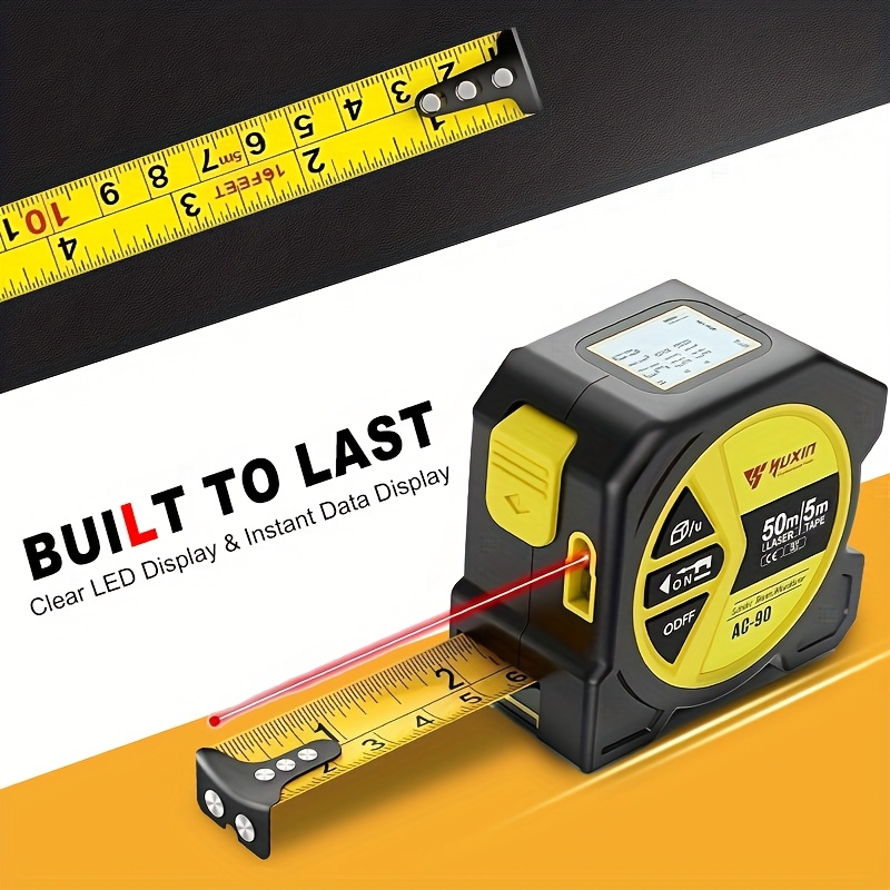Digital Tape Measure 5M Laser - Fita métrica a laser, display digital