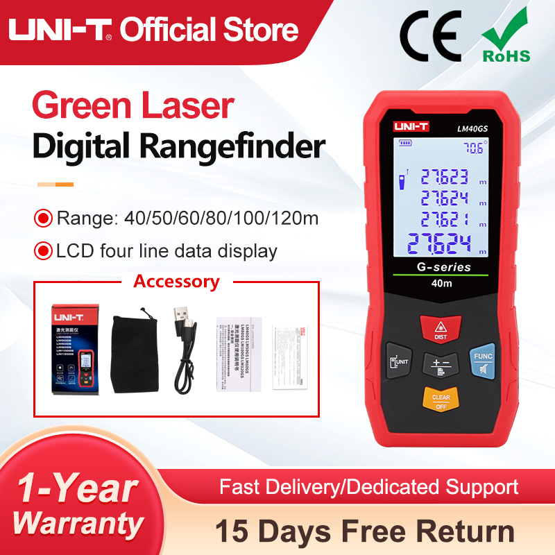 Laser Distance Meter 100M - Medidor de Distância a Laser Verde