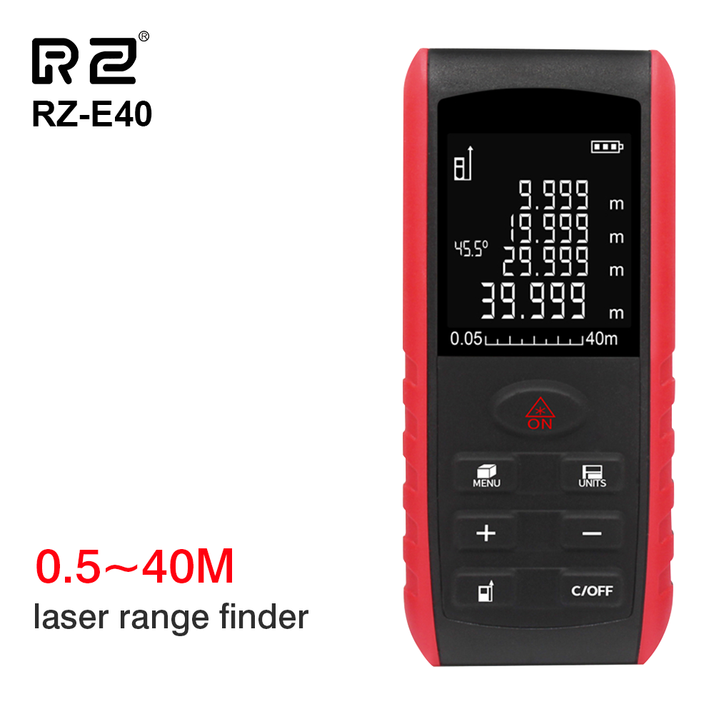 Laser Distance Meter 100M - RZ-Mini medidor de distância a laser