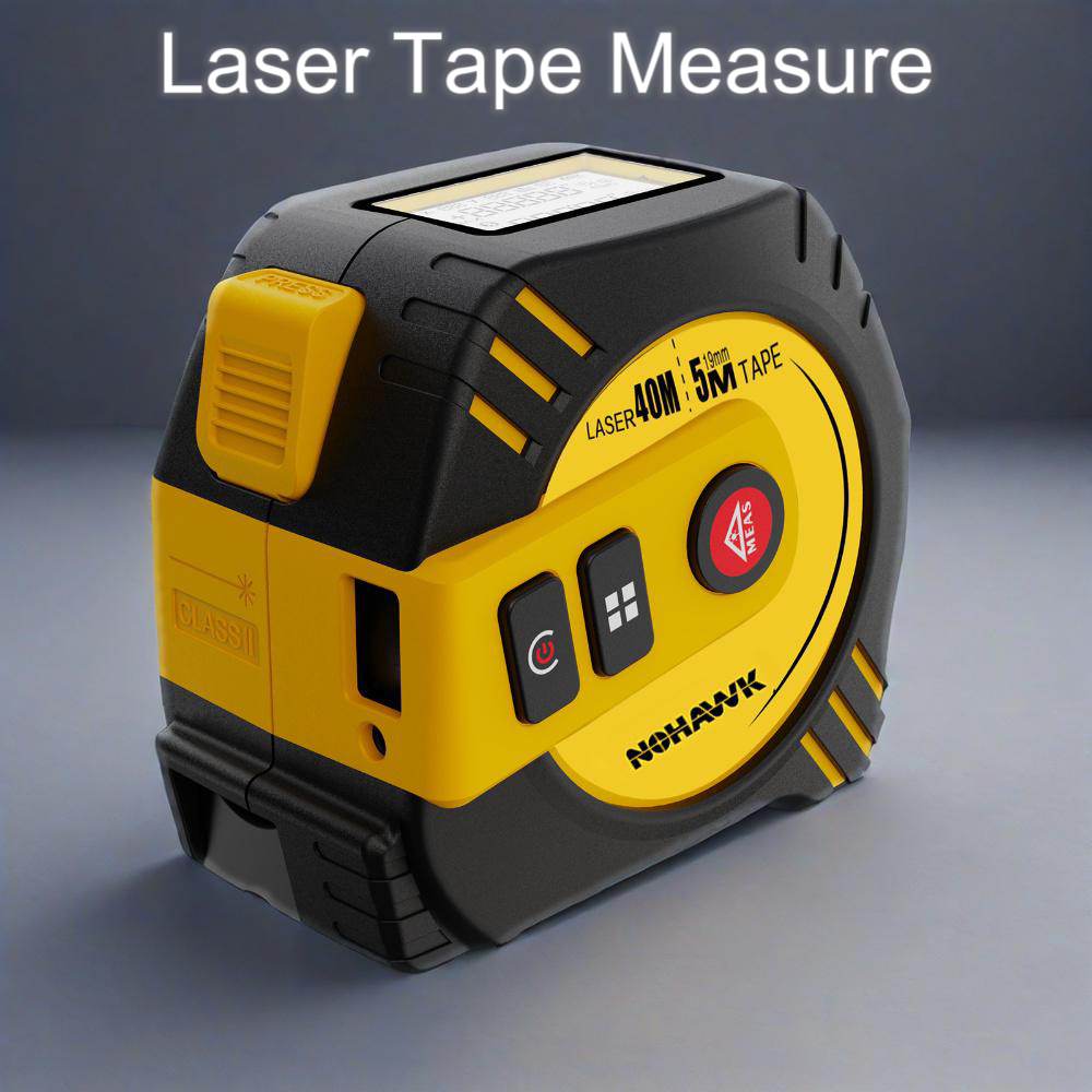 Laser Distance Meter 2 In 1 Tape - Nohawk Laser Tape Measure Alta Precisão