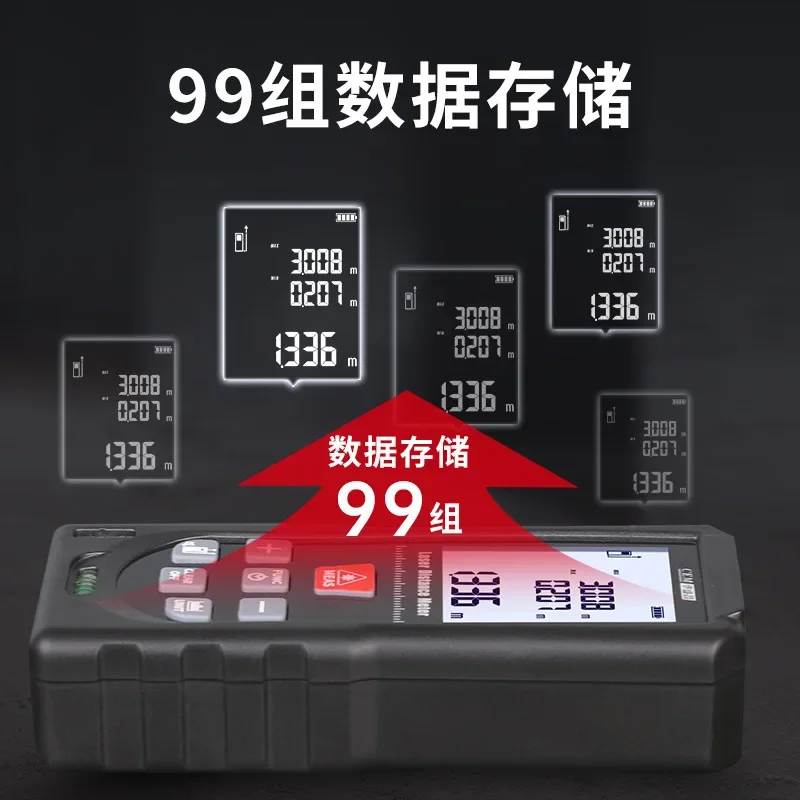 Laser Distance Meter With Bubble Level - Medidor de Distância a Laser True