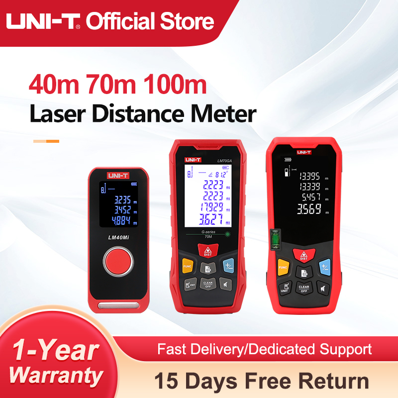 Laser Distance Meter 100M - Medidor de Distância a Laser UNI-T