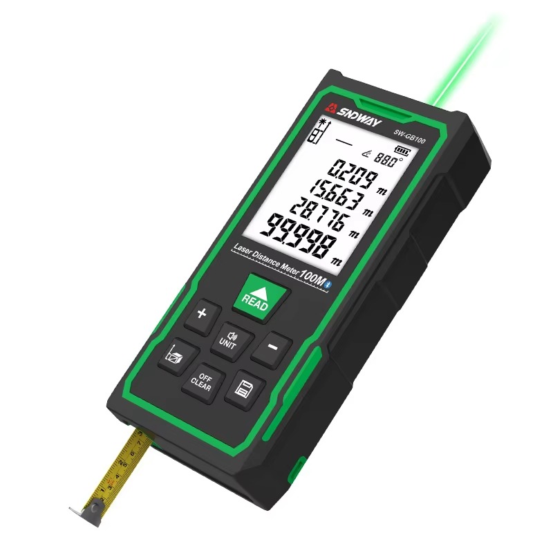 Laser Distance Meter 2 In 1 Tape - Medidor de Distância/Área/Volume/Teorema de Pitágoras 2