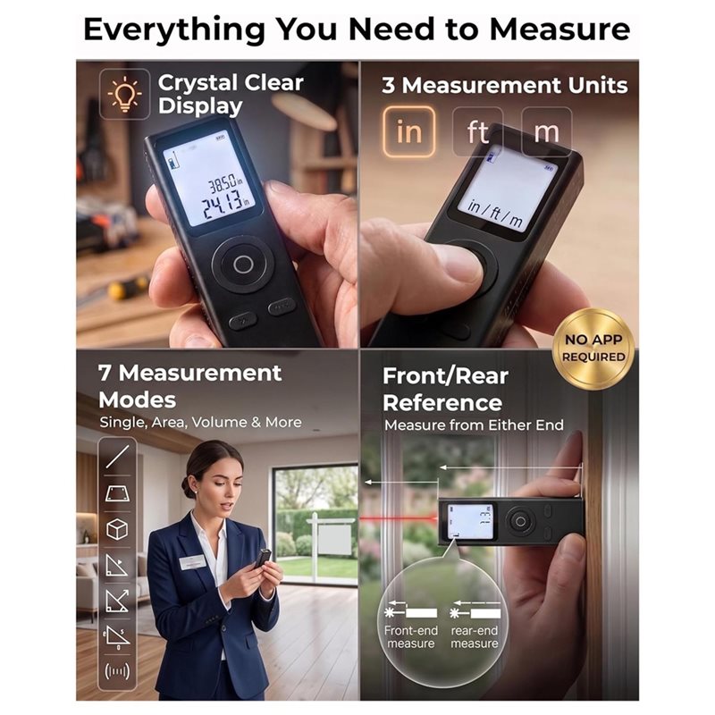 Ferramenta de Medição a Laser  - Mini Laser Measure Keychain avaliação e preço