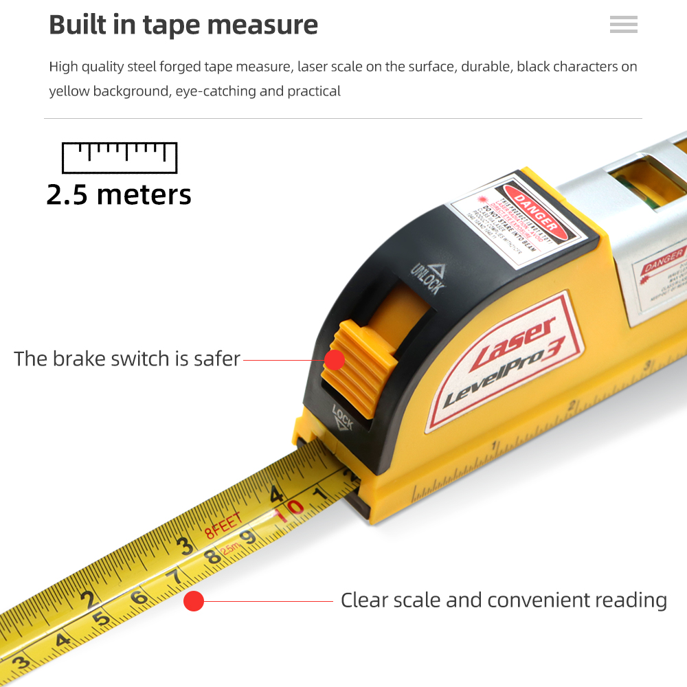Medidor de nível e distância a - Laser Distance Meter With Bubble Level avaliação e preço