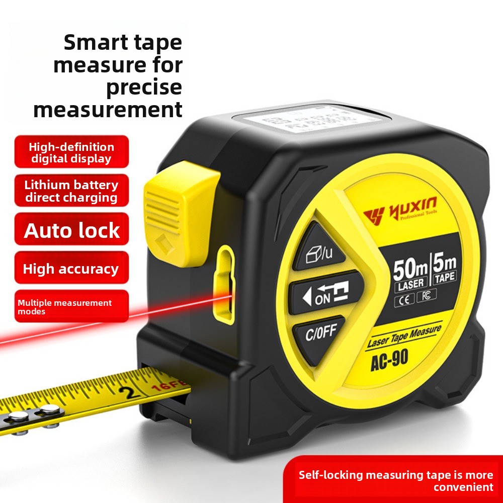 Fita Métrica a Laser 2 em 1, 5 - Digital Tape Measure 5M Laser avaliação e preço