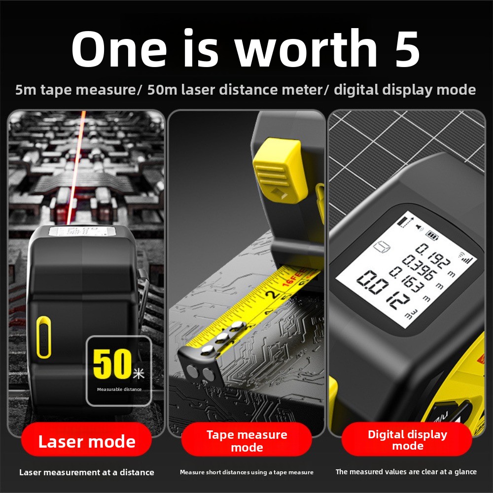 Fita Métrica a Laser 2 em 1, 5 - Digital Tape Measure 5M Laser avaliação e preço
