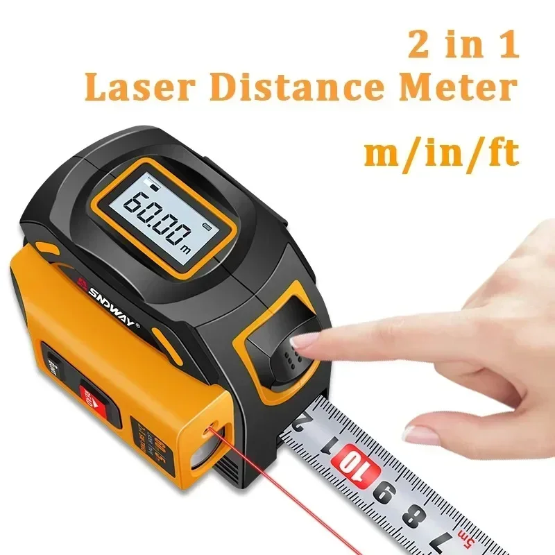 NOYAFA Medidor de Distância a  - Laser Distance Meter 2 In 1 Tape avaliação e preço
