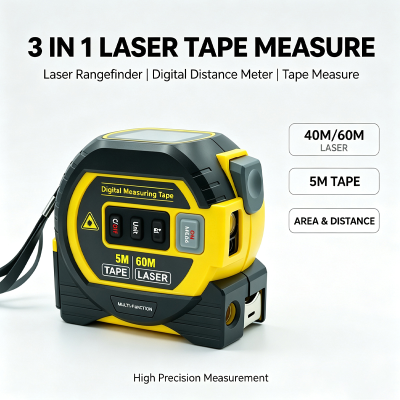 Medidor de Distância a Laser 3 - Digital Tape Measure 5M Laser avaliação e preço