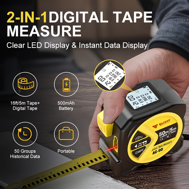 Fita métrica a laser, display  - Digital Tape Measure 5M Laser avaliação e preço