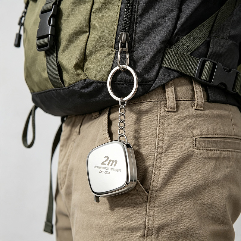 Novo conjunto de 5 peças de fi - Mini Laser Measure Keychain avaliação e preço