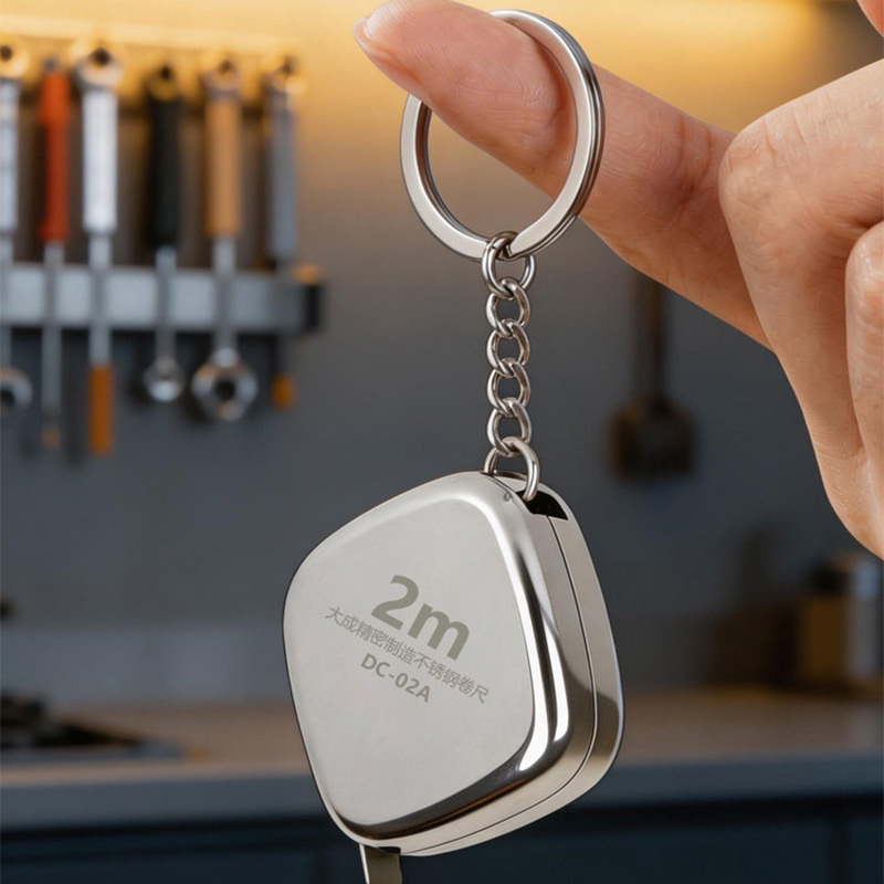 Novo conjunto de 5 peças de fi - Mini Laser Measure Keychain avaliação e preço