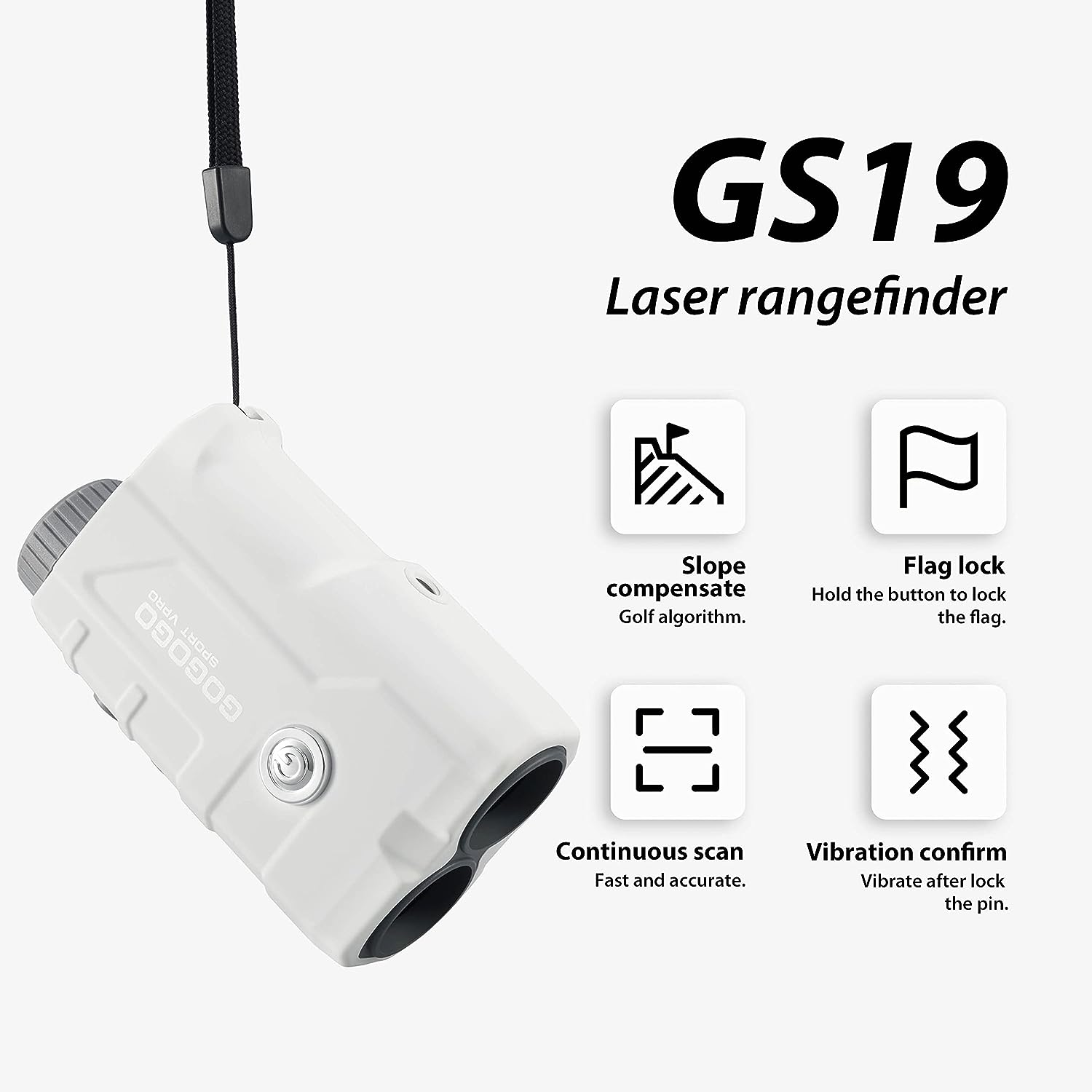 Telêmetro de golfe 900 jardas  - Golf Rangefinder Laser Slope avaliação e preço