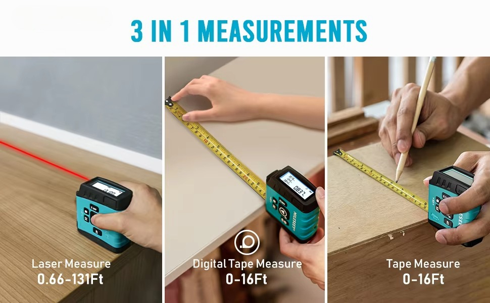 Fita métrica digital a laser a - Digital Tape Measure 5M Laser avaliação e preço