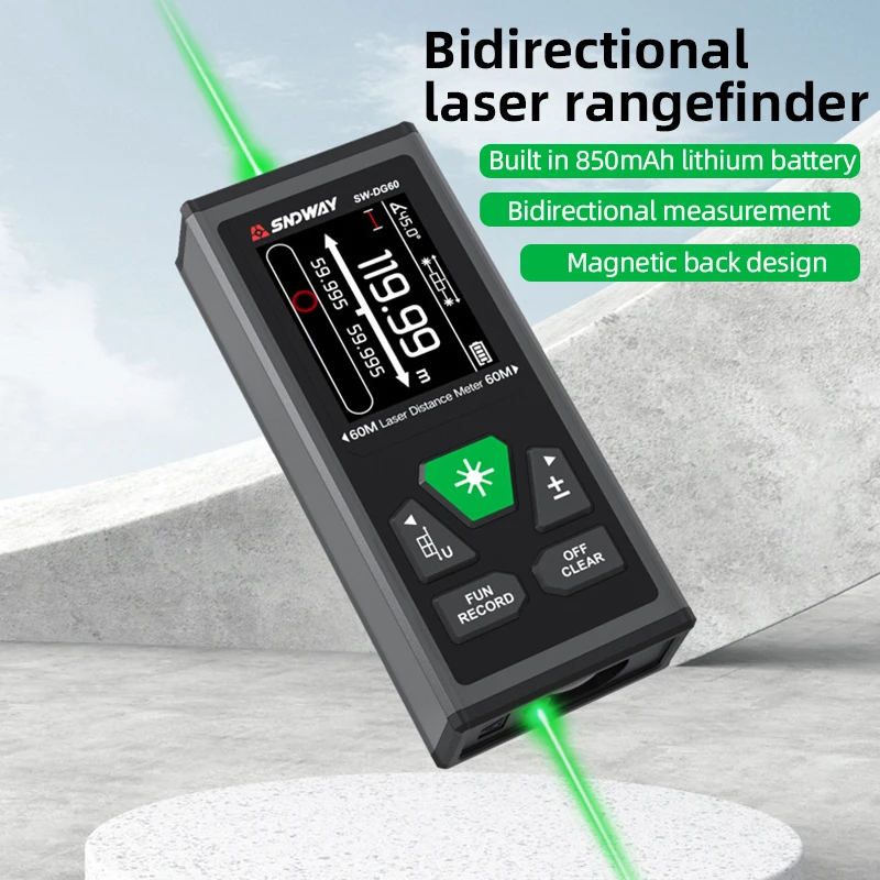 SW-DR/DG Série Medidor de medi - Laser Distance Meter 100M avaliação e preço