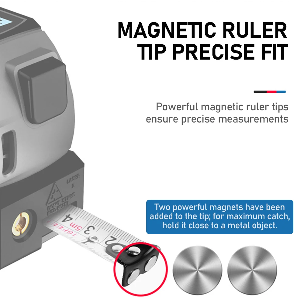 Fita Métrica a Laser 3 em 1, F - Laser Measure Area Volume Calculator avaliação e preço