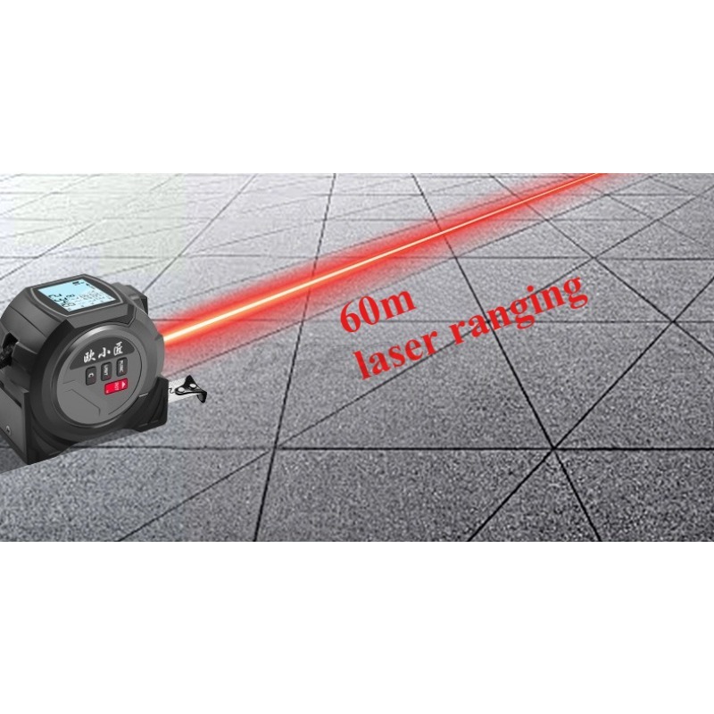 Fita métrica telêmetro a laser - Digital Tape Measure 5M Laser avaliação e preço