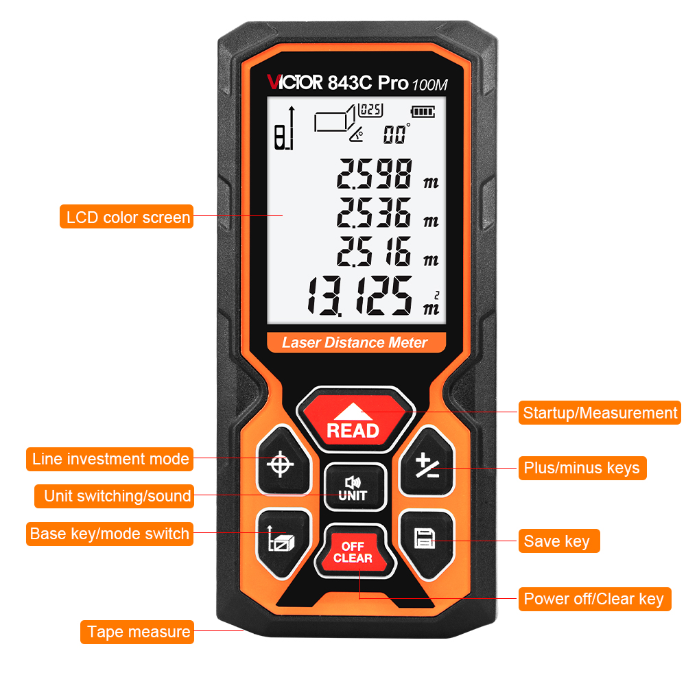 Medidor de Distância a Laser D - Laser Distance Meter 100M avaliação e preço