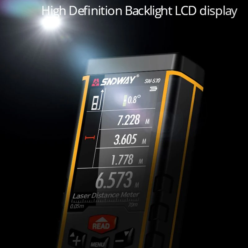 Medidor de Distância a Laser P - Laser Measure Area Volume Calculator avaliação e preço