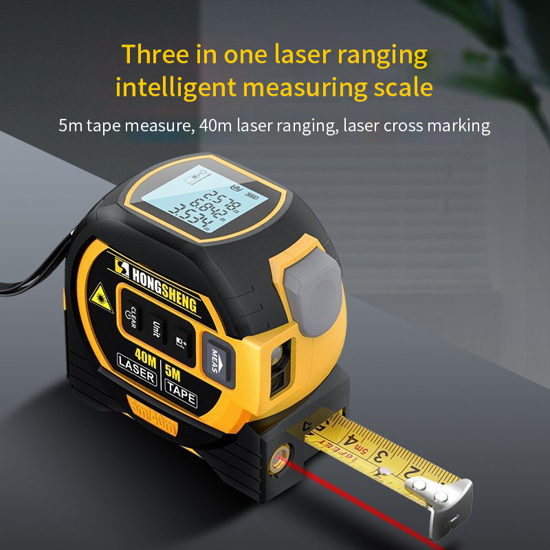 Medidor de distância a laser m - Digital Tape Measure 5M Laser avaliação e preço