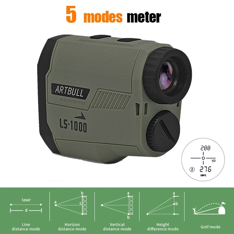 Telêmetro laser artbull para c - Golf Rangefinder Laser Slope avaliação e preço