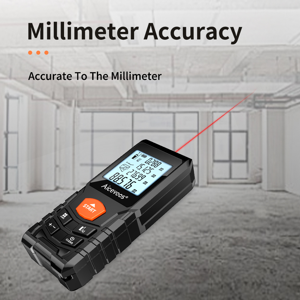 Aicevoos telêmetro laser digit - Laser Distance Meter 100M avaliação e preço
