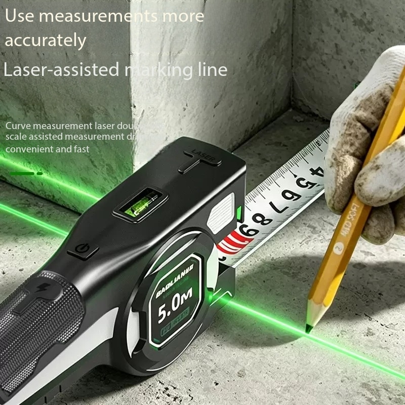 Medidor de distância a laser i - Digital Tape Measure 5M Laser avaliação e preço