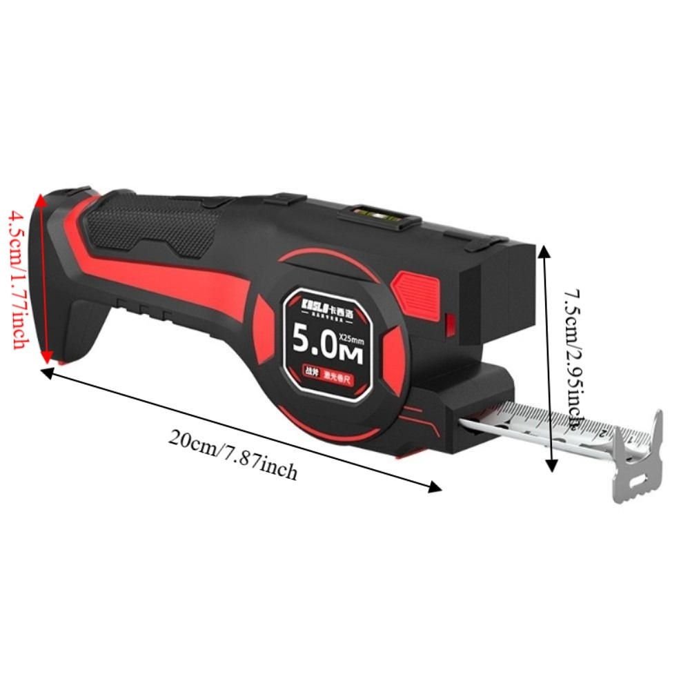 Fita Métrica a Laser 3 em 1 Re - Digital Tape Measure 5M Laser avaliação e preço